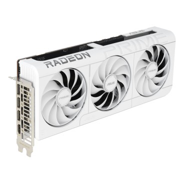 ASUS Prime -RX9070XT-O16G-WHITE AMD Radeon RX 9070 XT 16 Go GDDR6