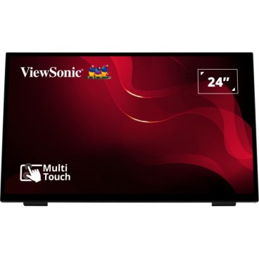 Viewsonic TD2465 Écran d'affichage dynamique Écran plat interactif 61 cm (24") LED 250 cd m² Full HD Noir Écran tactile