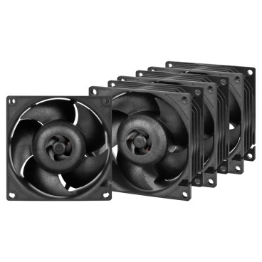 ARCTIC S8038-7K Processeur Ventilateur 8 cm Noir 4 pièce(s)