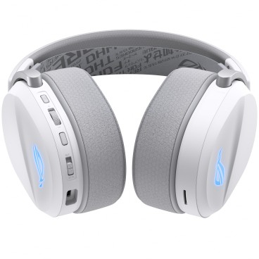 ASUS ROG Pelta Casque Avec fil &sans fil Arceau Gaming USB Type-C Bluetooth Blanc