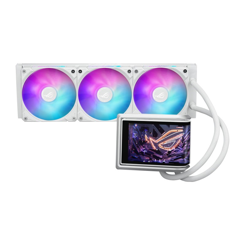 ASUS ROG RYUO IV 360 ARGB WHT Processeur Refroidisseur de liquide tout-en-un 12 cm Blanc