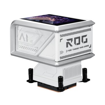 ASUS ROG RYUO IV 360 ARGB WHT Processeur Refroidisseur de liquide tout-en-un 12 cm Blanc