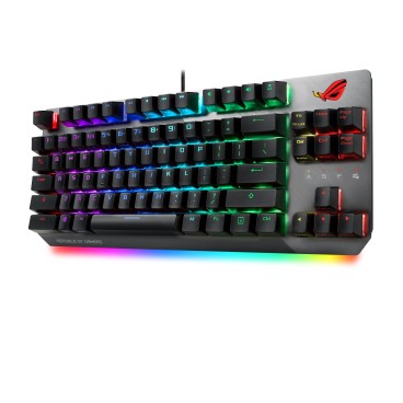 ASUS ROG Strix Scope NX TKL clavier Gaming USB Noir, Gris