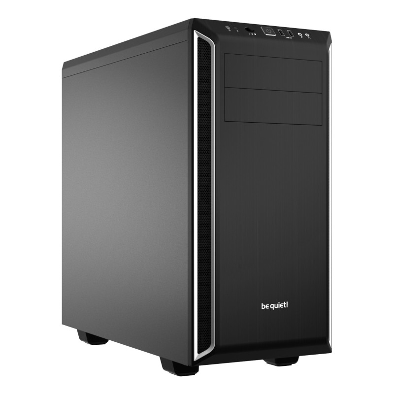 be quiet! Pure Base 600 Argent | Boîtier PC, Mini ITX   Micro ATX   ATX,1 ventilateur Pure Wings 2 120 mm, 1 ventilateur Pure