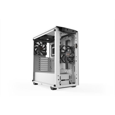 be quiet! Pure Base 500 DX Blanc | Boîtier PC ARGB vitré, Mini ITX   Micro ATX   ATX, 3 ventilateurs Pure Wings 2 140 mm