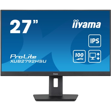 iiyama XUB2792HSU-B6 écran plat de PC 68,6 cm (27") 1920 x 1080 pixels Full HD LED Noir
