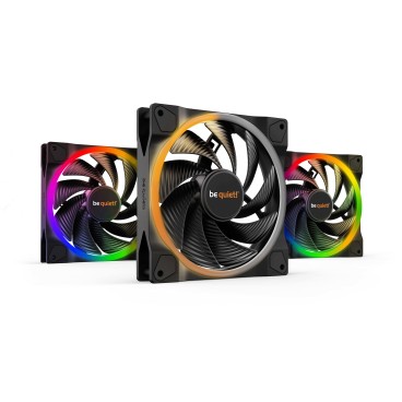 be quiet! Light Wings 140 mm PWM | Ventilateur PC ARGB high-speed, Pack de 3