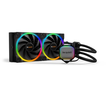 be quiet! Pure Loop 2 FX 280 mm | Système de refroidissement liquide tout-en-un, 280 mm, noir, socket Intel et AMD, ARGB