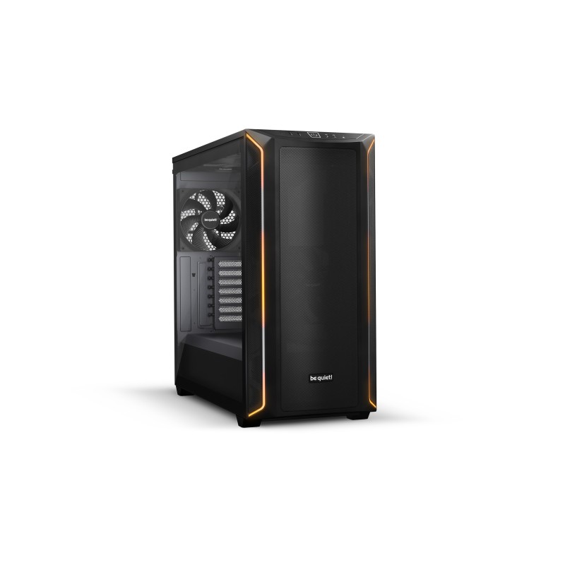 be quiet! Shadow Base 800 Noir | Boîtier PC ARGB vitré, Mini ITX   Micro ATX   ATX   E-ATX, 3 ventilateurs Pure Wings 3 140 mm