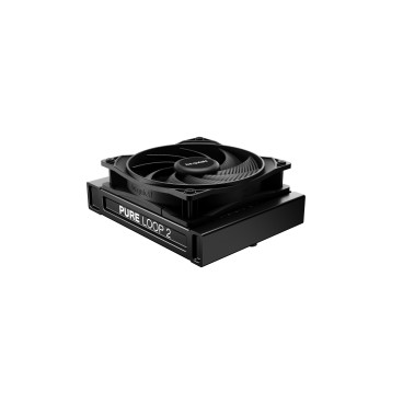 be quiet! Pure Loop 2 120 mm | Système de refroidissement liquide tout-en-un, 120 mm, noir, socket Intel et AMD