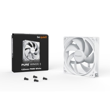be quiet! Pure Wings 3 120 mm PWM | Ventilateur PC White