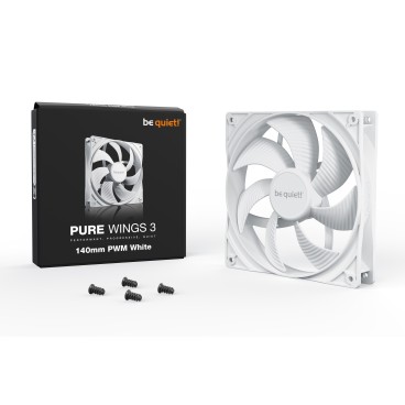 be quiet! Pure Wings 3 140 mm PWM | Ventilateur PC White