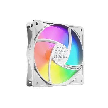 be quiet! Light Wings LX 120 mm PWM | Ventilateur PC ARGB White, Pack de 3