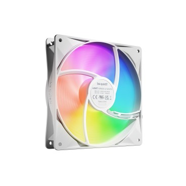 be quiet! Light Wings LX 140 mm PWM | Ventilateur PC ARGB White high-speed, Pack de 3