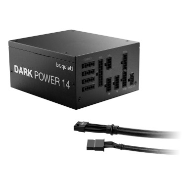 be quiet! Dark Power 14 1000 W | Alimentation ATX 3.1 | refroidissement actif ou mode semi-passif | 80 Plus Titanium