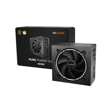 be quiet! Pure Power 13 M 650 W | Alimentation ATX 3.1, semi-passive, 80 Plus Gold