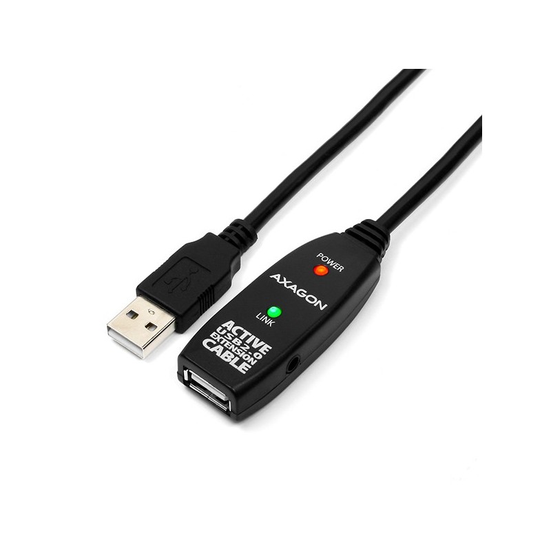 Axagon ADR-210 câble USB USB 2.0 10 m USB A 0,48 Gbit s Noir