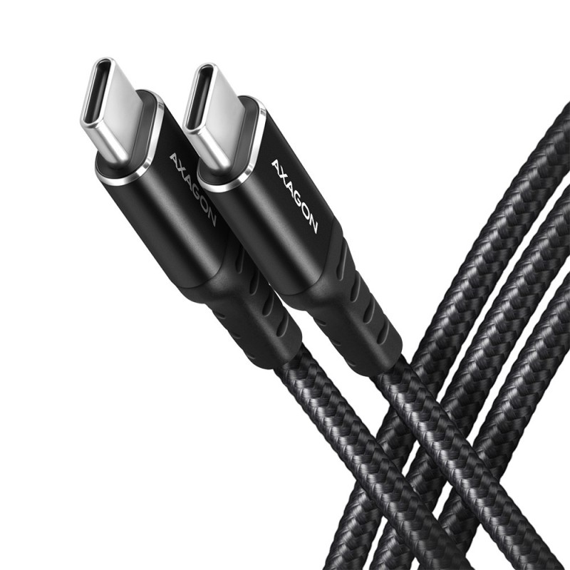 Axagon BUCM-CM20AB câble USB USB 2.0 2 m USB C 0,48 Gbit s 60 W Noir