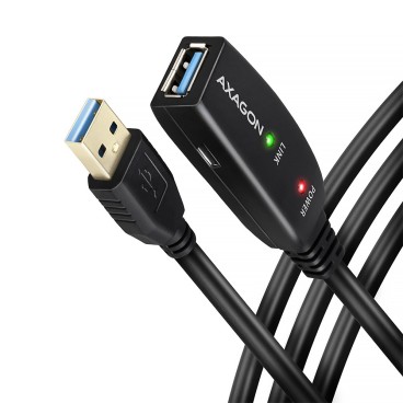 Axagon ADR-305 USB 3.2 Gen 1 A-M - A-F active extension repeater cable 5m - Kabel - Digital Daten câble USB USB 3.2 Gen 1 (3.1
