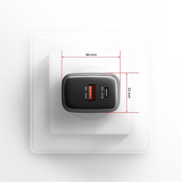 Axagon ACU-PQ67D chargeur d'appareils mobiles Universel Noir, Gris Secteur Charge rapide Intérieure