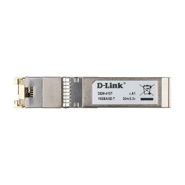 D-Link DEM-410T module émetteur-récepteur de réseau Cuivre 10000 Mbit s SFP+
