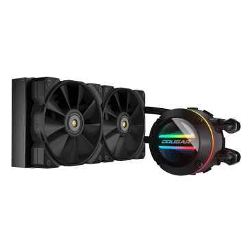 COUGAR CGR-POSEIDONGT240 Boitier PC Refroidisseur de liquide tout-en-un 12 cm Noir 1 pièce(s)