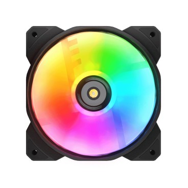 COUGAR CGR-CF-MHP12HB-RGB Boitier PC Refroidisseur d'air 12 cm Noir, Blanc 1 pièce(s)