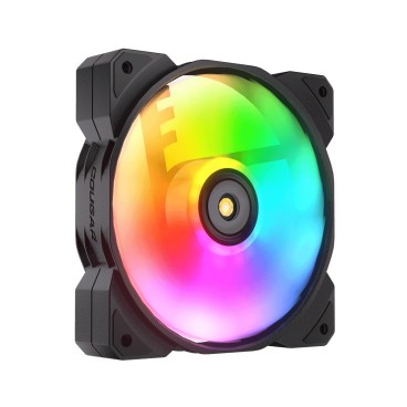 COUGAR CGR-CF-MHP12HB-RGB Boitier PC Refroidisseur d'air 12 cm Noir, Blanc 1 pièce(s)