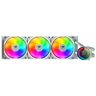 COUGAR CGR-PSDELRGB-W-360 Processeur Refroidisseur de liquide tout-en-un 12 cm Blanc