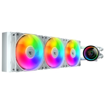COUGAR CGR-PSDELRGB-W-360 Processeur Refroidisseur de liquide tout-en-un 12 cm Blanc