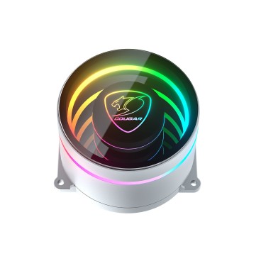 COUGAR CGR-PSDELRGB-W-360 Processeur Refroidisseur de liquide tout-en-un 12 cm Blanc