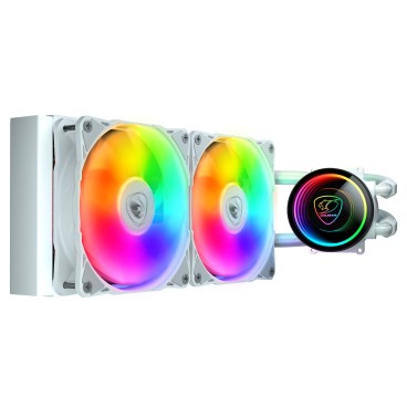 COUGAR Poseidon Elite ARGB 240 Processeur Kit de refroidissement du liquide 12 cm Blanc