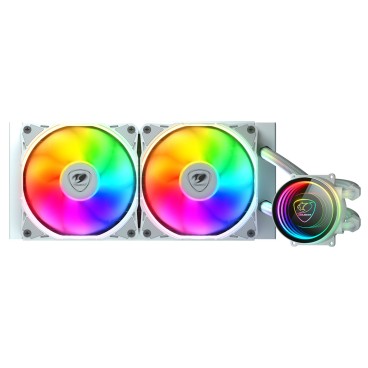 COUGAR Poseidon Elite ARGB 240 Processeur Kit de refroidissement du liquide 12 cm Blanc