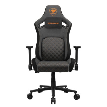 COUGAR CGR-DFF-GRB Siège de jeu sur PC Siège capitonné Noir, Or