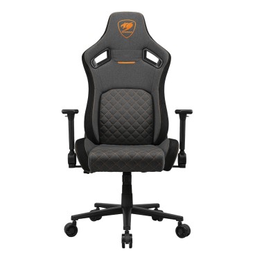 COUGAR CGR-DFF-GRB Siège de jeu sur PC Siège capitonné Noir, Or