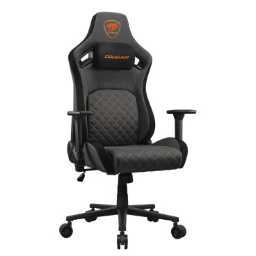 COUGAR CGR-DFF-GRB Siège de jeu sur PC Siège capitonné Noir, Or