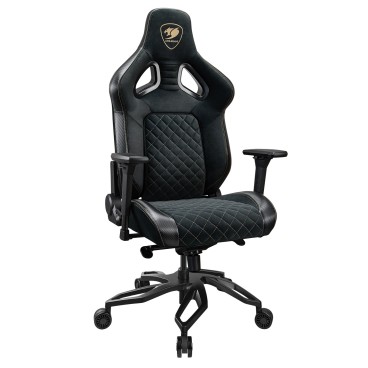 COUGAR CGR-T2F-GLB Siège de jeu universel Siège capitonné Noir