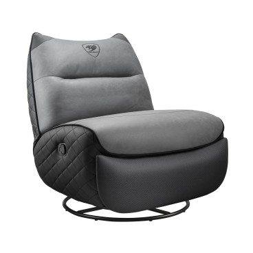 COUGAR Overlord Neo Canapé de jeu Siège capitonné Noir, Gris