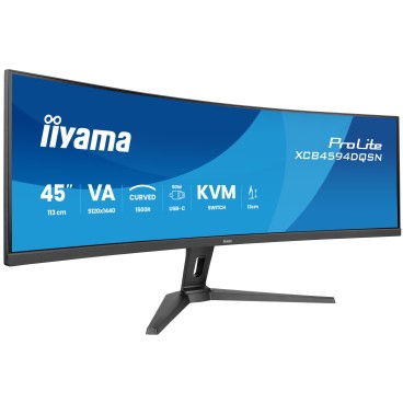 iiyama G-MASTER 45"LCD Curved Bus. UWQHD écran plat de PC 113 cm (44.5") 5120 x 1440 pixels Dual QHD LED Noir