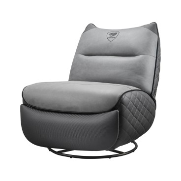 COUGAR Overlord Neo Canapé de jeu Siège capitonné Noir, Gris