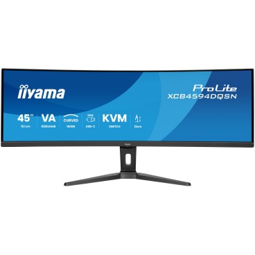 iiyama G-MASTER 45"LCD Curved Bus. UWQHD écran plat de PC 113 cm (44.5") 5120 x 1440 pixels Dual QHD LED Noir