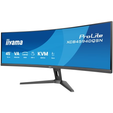 iiyama G-MASTER 45"LCD Curved Bus. UWQHD écran plat de PC 113 cm (44.5") 5120 x 1440 pixels Dual QHD LED Noir