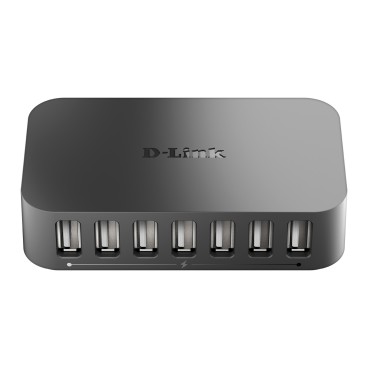 D-Link DUB-H7 USB 2.0 Type-B 480 Mbit s Noir
