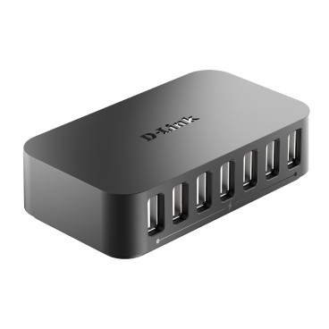 D-Link DUB-H7 USB 2.0 Type-B 480 Mbit s Noir