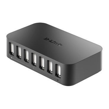 D-Link DUB-H7 USB 2.0 Type-B 480 Mbit s Noir