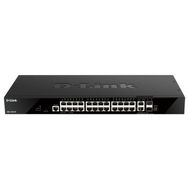 D-Link DGS-1520-28 commutateur réseau Géré L3 10G Ethernet (100 1000 10000) 1U Noir