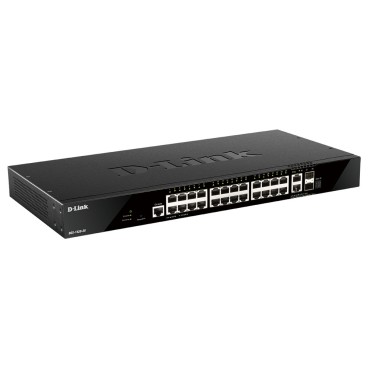 D-Link DGS-1520-28 commutateur réseau Géré L3 10G Ethernet (100 1000 10000) 1U Noir