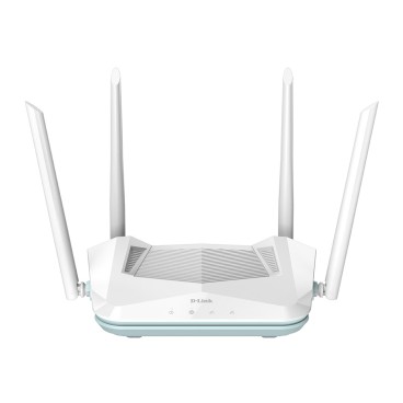 D-Link EAGLE PRO AI AX1500 Smart Router routeur sans fil Gigabit Ethernet Bi-bande (2,4 GHz   5 GHz) Blanc