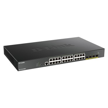 D-Link DGS-1250-28XMP Géré L3 Gigabit Ethernet (10 100 1000) Connexion Ethernet, supportant l'alimentation via ce port (PoE)