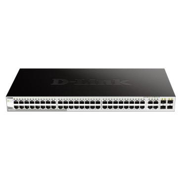 D-Link DGS-1210-48 commutateur réseau Géré L2 Gigabit Ethernet (10 100 1000) 1U Noir